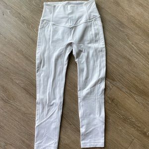 Lululemon Wundertrain Tights White